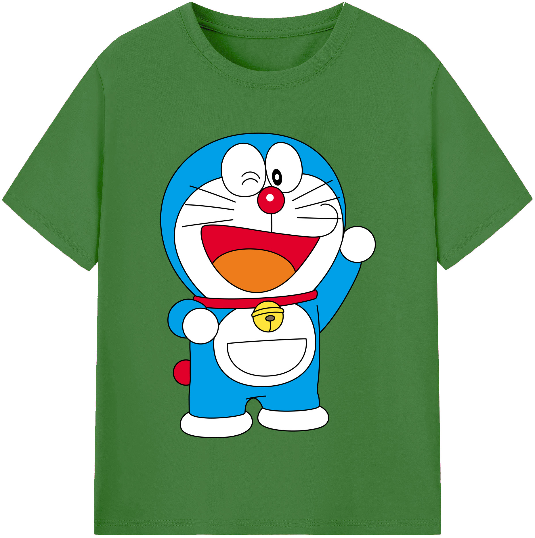 （画像用） ドラえもん Doraemon レディースカジュアルプリントTシャツ（綿100％）